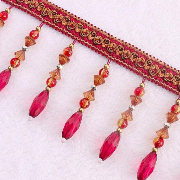 ribbon 8 colors crystal beaded tassel fringe trim sewing craft curtain diy decoration 6 yields a lot, Pink;blue
ribbon 8 colors crystal beaded tassel fringe trim sewing craft curtain diy decoration 6 yields a lot, Pink;blue