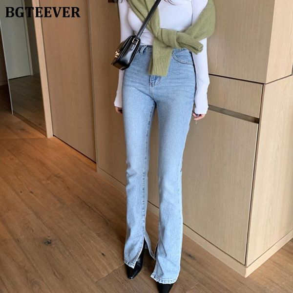 women's jeans bgteever ladies pencil high waist button split floor-length women blue denim fashion chic female trouser 2021 spring
women's jeans bgteever ladies pencil high waist button split floor-length women blue denim fashion chic female trouser 2021 spring