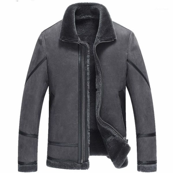 men's leather & faux real fur coat shearling jacket men sheepskin mens genuine motorcycle natural sheep a19-x5020, Black
men's leather & faux real fur coat shearling jacket men sheepskin mens genuine motorcycle natural sheep a19-x5020, Black