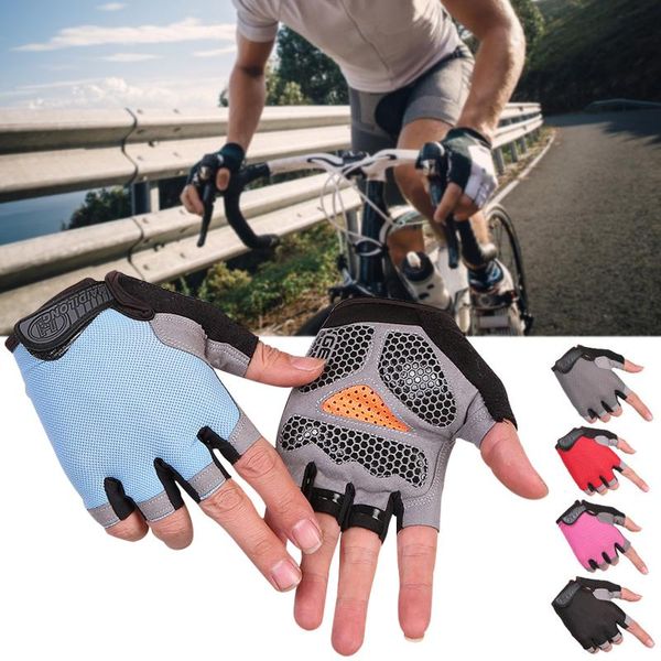 1pair bicycle half fingers cycling gloves non-slip tactical gel riding mtb road mountain bike sports, Black
1pair bicycle half fingers cycling gloves non-slip tactical gel riding mtb road mountain bike sports, Black