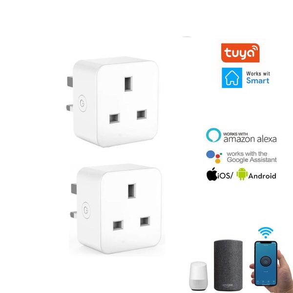 smart power plugs 2pcs 16a uk socket, wireless house inteligente decoration wifi plug, can be used with google assistant and alexa
smart power plugs 2pcs 16a uk socket, wireless house inteligente decoration wifi plug, can be used with google assistant and alexa