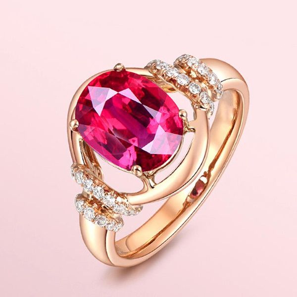 cluster rings luxury 18k rose gold color red crystal ruby gemstones diamonds for women fashion jewelry bijoux party bague accessory gift, Golden;silver
cluster rings luxury 18k rose gold color red crystal ruby gemstones diamonds for women fashion jewelry bijoux party bague accessory gift, Golden;silver