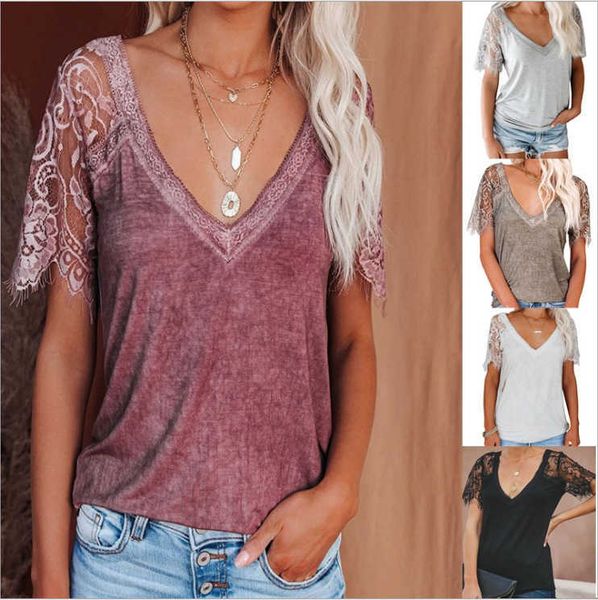 2021 new popular short v-neck feather lace sleeve blouse, White
2021 new popular short v-neck feather lace sleeve blouse, White