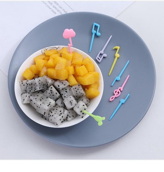 18pcs creative cute musical note fruit fork cloud cactus sign abs decoration bento salad small mini cake forks
18pcs creative cute musical note fruit fork cloud cactus sign abs decoration bento salad small mini cake forks