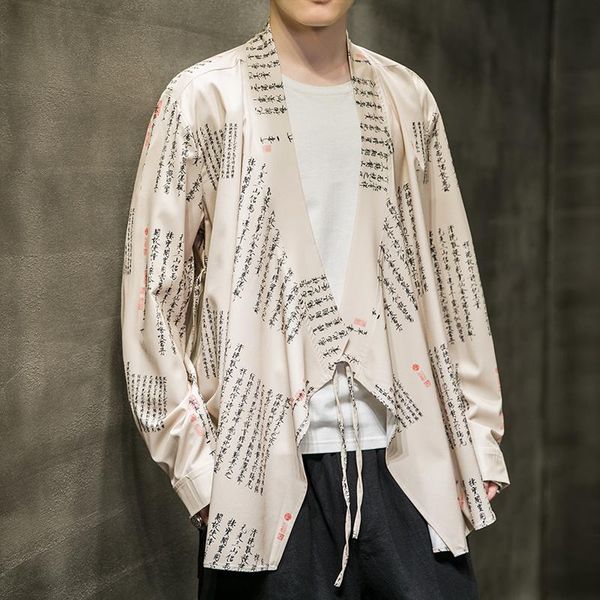 casual chinese style men shirt solid color retro hanfu long sleeve tie up shirts for vintage stand collar mens men's, White;black
casual chinese style men shirt solid color retro hanfu long sleeve tie up shirts for vintage stand collar mens men's, White;black