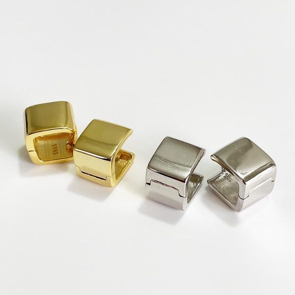 hoop & huggie 925 sterling silver wide earrings for women teen girls polished square geometric elegant earings 18 k gold fashion jewelry, Golden;silver
hoop & huggie 925 sterling silver wide earrings for women teen girls polished square geometric elegant earings 18 k gold fashion jewelry, Golden;silver