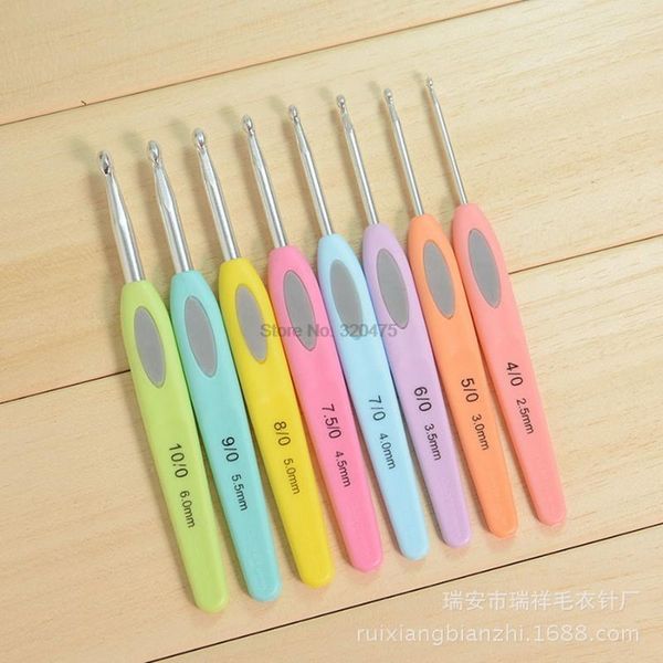 200set 8pcs pvc blister packaging knitting tools sweater needles color plastic handle aluminum crochet hooks sewing notions, Black
200set 8pcs pvc blister packaging knitting tools sweater needles color plastic handle aluminum crochet hooks sewing notions, Black