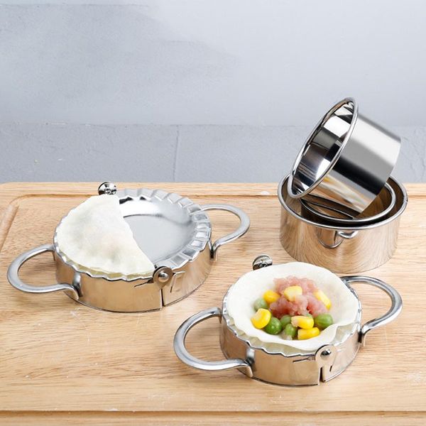 baking & pastry tools 1pc portable dumplings wrappers molds round/flower shaped dough cutting tool kitchen gadgets stainless steel cutter
baking & pastry tools 1pc portable dumplings wrappers molds round/flower shaped dough cutting tool kitchen gadgets stainless steel cutter