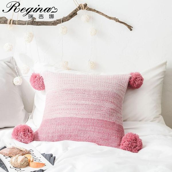 cushion/decorative pillow yiruio boho gradient color cover luxury crochet pink gray sofa car cushion pompoms fall decoration bed case
cushion/decorative pillow yiruio boho gradient color cover luxury crochet pink gray sofa car cushion pompoms fall decoration bed case