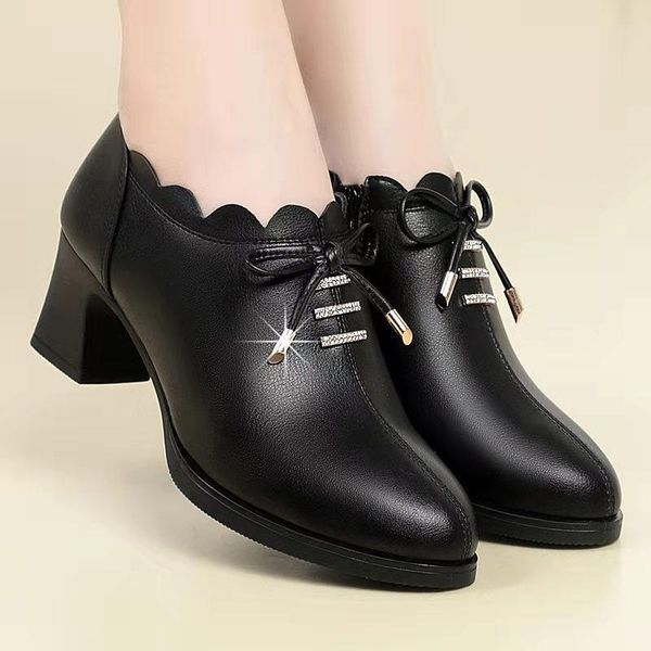boots ladies fashion high heels women side zipper ankle quality wedding party size 35-41, Black
boots ladies fashion high heels women side zipper ankle quality wedding party size 35-41, Black