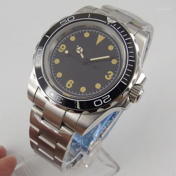 wristwatches 40mm sterile dial sapphire glass date mechanical brushed strap 21 jewels miyota 8215 ceramic bezel automatic men's wristwa, Slivery;brown
wristwatches 40mm sterile dial sapphire glass date mechanical brushed strap 21 jewels miyota 8215 ceramic bezel automatic men's wristwa, Slivery;brown
