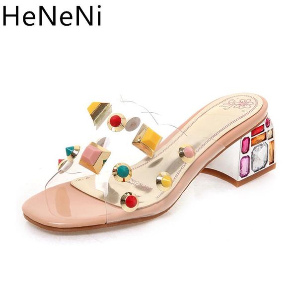 slippers 2021 summer eva transparent shoes women sandals rhinestone beads square heel female casual solid party 33-43, Black
slippers 2021 summer eva transparent shoes women sandals rhinestone beads square heel female casual solid party 33-43, Black