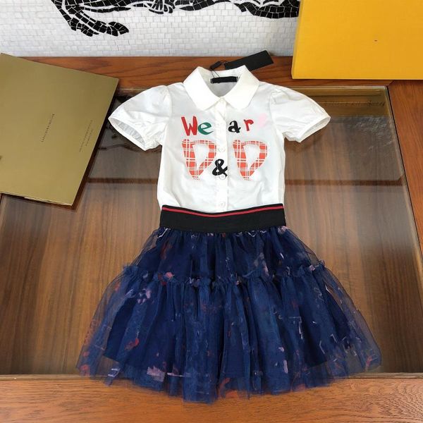 baby girl child brand clothing girls' summer clothes suit short sleeve little girls preppy style pleated skirt 2pcs set 3y-14y sets, White
baby girl child brand clothing girls' summer clothes suit short sleeve little girls preppy style pleated skirt 2pcs set 3y-14y sets, White