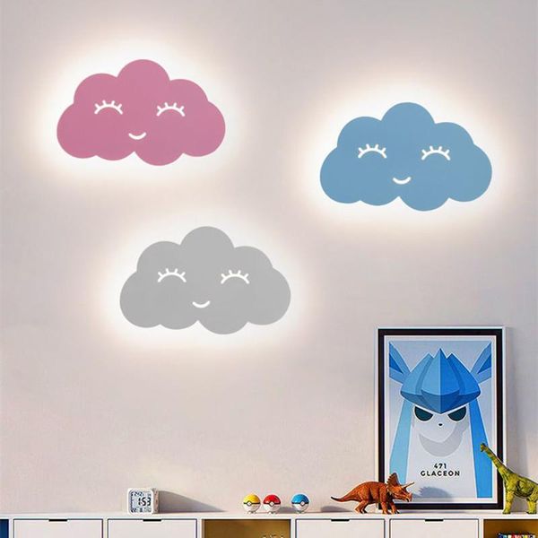 wall lamp 16w led light for children bedroom bedside pink blue white smile clouds home decoration
wall lamp 16w led light for children bedroom bedside pink blue white smile clouds home decoration