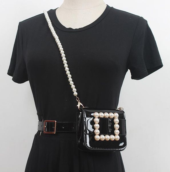 belts women's runway fashion pu leather pearl chain bag cummerbunds female dress coat corsets waistband decoration belt r3569, Black;brown
belts women's runway fashion pu leather pearl chain bag cummerbunds female dress coat corsets waistband decoration belt r3569, Black;brown