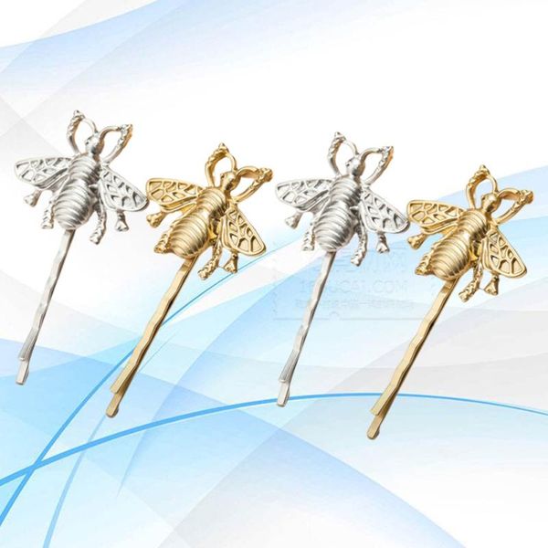 hair clips 4pcs bee shape bang lovely barrette elegant headdress for lady (silver and golden each 2pcs)
hair clips 4pcs bee shape bang lovely barrette elegant headdress for lady (silver and golden each 2pcs)
