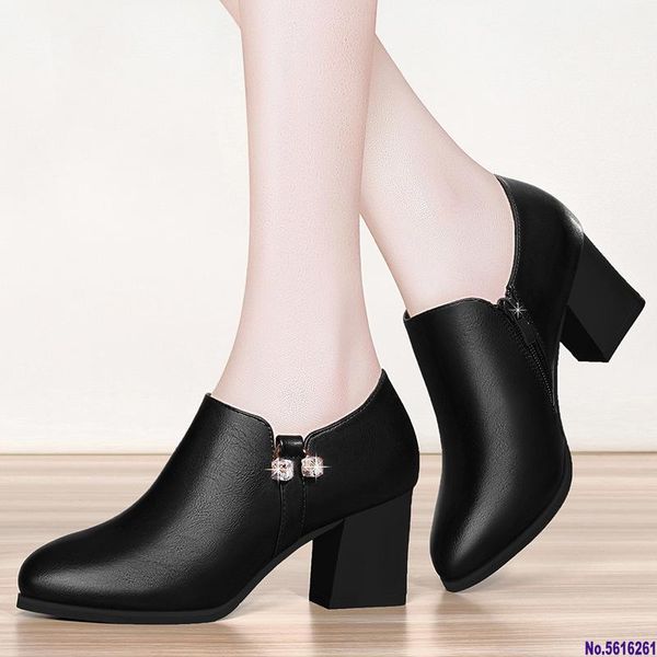 boots women shoes 8cm thick high heel pointed toe zipper mother mom pumps female booties, Black
boots women shoes 8cm thick high heel pointed toe zipper mother mom pumps female booties, Black
