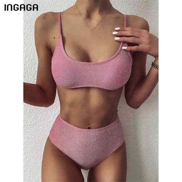 ingaga swimsuits high waist bikinis swimwear women push up bathing suits glitter sparkling biquini strap bikini set 210323, White;black
ingaga swimsuits high waist bikinis swimwear women push up bathing suits glitter sparkling biquini strap bikini set 210323, White;black