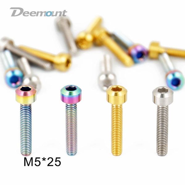 bike brakes deemount m5x25mm bicycle titanium bolts hex headed mtb mountain 4 pcs ti screw cycle fastening parts for brake lever
bike brakes deemount m5x25mm bicycle titanium bolts hex headed mtb mountain 4 pcs ti screw cycle fastening parts for brake lever