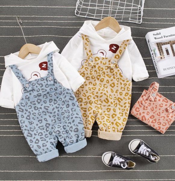 spring toddler clothes baby kids boys girls cartoon hoodies leopard romper pants casual outfits fashion cute clothing set sets, White
spring toddler clothes baby kids boys girls cartoon hoodies leopard romper pants casual outfits fashion cute clothing set sets, White