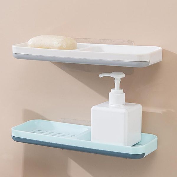 bathroom storage & organization plastic soap box punch-double-layer drain square wall-mounted double grid holder household shelf
bathroom storage & organization plastic soap box punch-double-layer drain square wall-mounted double grid holder household shelf