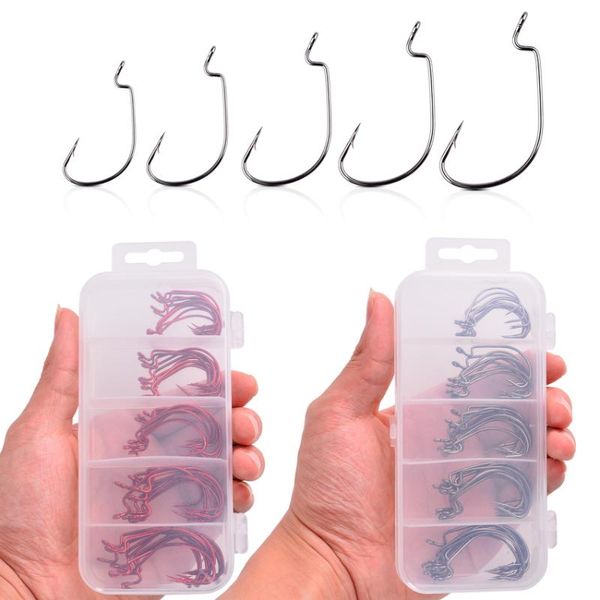 crank fishing hook set for soft bait worm 50 pcs clamp wide gap high carbon steel barbed hooks
crank fishing hook set for soft bait worm 50 pcs clamp wide gap high carbon steel barbed hooks