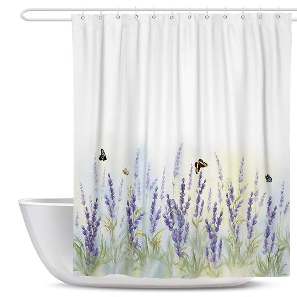 floral shower curtain, rustic fabric shower curtains for bathroom, lavender flower shower curtains set with 12 hooks, 72Ã72 inch
floral shower curtain, rustic fabric shower curtains for bathroom, lavender flower shower curtains set with 12 hooks, 72Ã72 inch
