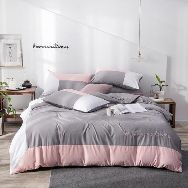 bedding sets double color luxury bedclothes duvet cover flat/fitted king bed sheet embroidery linen golden quilt
bedding sets double color luxury bedclothes duvet cover flat/fitted king bed sheet embroidery linen golden quilt