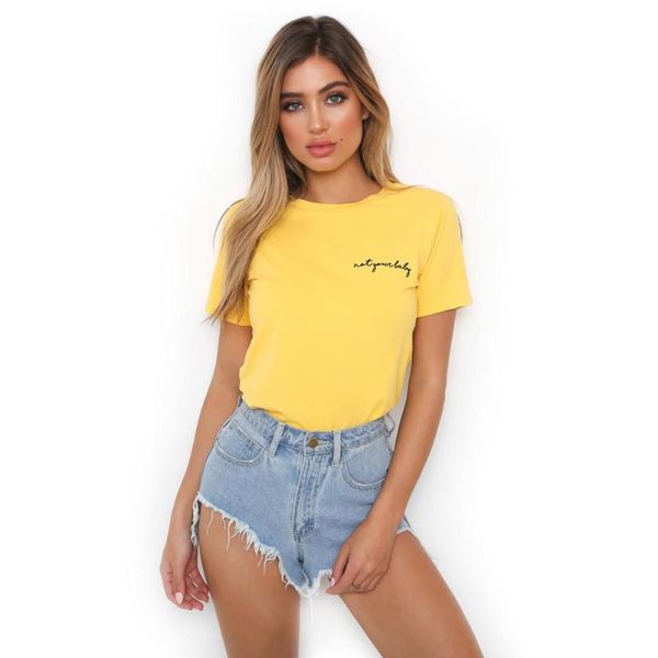 women's t-shirt soft attractive embroidered letter summer round neck comfortable women gift short sleeve holiday t shirt smooth casual, White
women's t-shirt soft attractive embroidered letter summer round neck comfortable women gift short sleeve holiday t shirt smooth casual, White