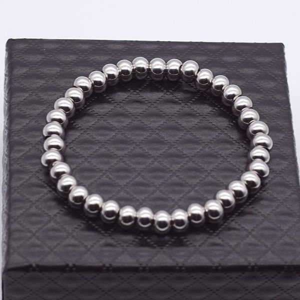 charm bracelets simple fashion 6mm steel round bead stainless beads bracelet elastic jewelry for women, Golden;silver
charm bracelets simple fashion 6mm steel round bead stainless beads bracelet elastic jewelry for women, Golden;silver