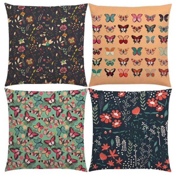 cushion/decorative pillow botanical floral pattern pillowcase colorful butterfly beautiful flowers garden mini prints cushion home decor
cushion/decorative pillow botanical floral pattern pillowcase colorful butterfly beautiful flowers garden mini prints cushion home decor