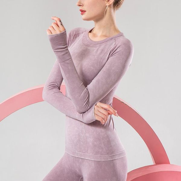 long sleeve yoga shirts for women 2021 casual sportswear quick-dry exercise breathable running slim seamless outfit
long sleeve yoga shirts for women 2021 casual sportswear quick-dry exercise breathable running slim seamless outfit