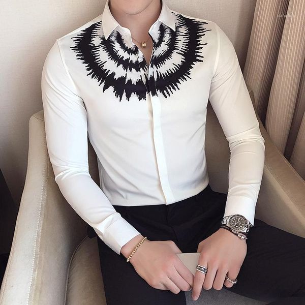 in the fall of special printed shirts cultivate morality long-sleeved men shirt - cs06p58 a238-1 men's casual, White;black
in the fall of special printed shirts cultivate morality long-sleeved men shirt - cs06p58 a238-1 men's casual, White;black