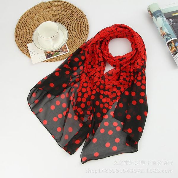 summer style long woman silk scarves 50*160cm designer polka dots print female sheer, Blue;gray
summer style long woman silk scarves 50*160cm designer polka dots print female sheer, Blue;gray
