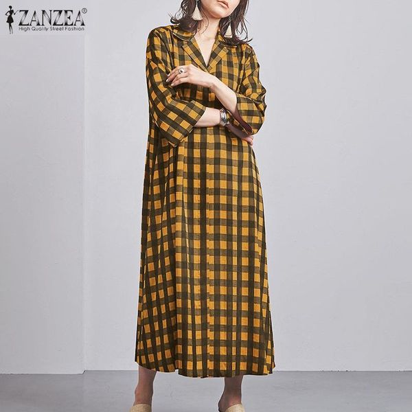 jacket zanzae fashion plaid blouses women 2021 spring mid-calf shirts casual long sleeve female side pocket streetwear plus size, Black;brown
jacket zanzae fashion plaid blouses women 2021 spring mid-calf shirts casual long sleeve female side pocket streetwear plus size, Black;brown