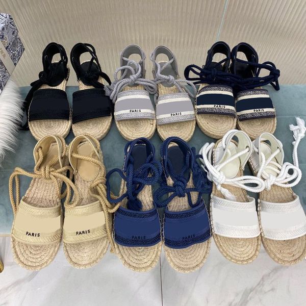designer women platform casual sandals slides slippers summer fashion alphabet fisherman shoes woman shoe hemp rope grass woven sandal slide, Black
designer women platform casual sandals slides slippers summer fashion alphabet fisherman shoes woman shoe hemp rope grass woven sandal slide, Black
