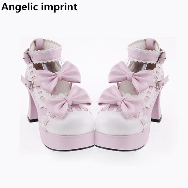 dress shoes angelic imprint woman mori girl lolita cosplay lady high thin heels pumps women princess party 7.5cm 33-47 bow, Black
dress shoes angelic imprint woman mori girl lolita cosplay lady high thin heels pumps women princess party 7.5cm 33-47 bow, Black
