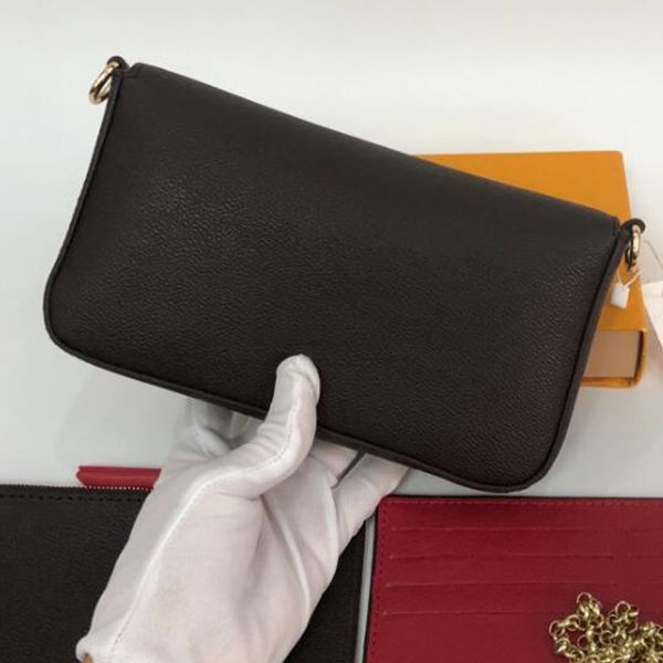 2021 women handbags fashion shoulder bags chain size 21/11/2 cm model 61276 handbag with box dust bag