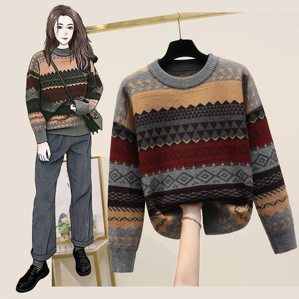 women's sweaters striped knitted korean style fashion pullovers for ladies autumn winter 2021 clothing sweater blouse female coat, White;black
women's sweaters striped knitted korean style fashion pullovers for ladies autumn winter 2021 clothing sweater blouse female coat, White;black