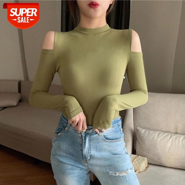 Knitted Sweater Off Shoulder Pullovers Sweater for Women Long Sleeve Turtleneck Female Jumper Black White Sexy Clothing New 2021 #Ps2X 
Knitted Sweater Off Shoulder Pullovers Sweater for Women Long Sleeve Turtleneck Female Jumper Black White Sexy Clothing New 2021 #Ps2X