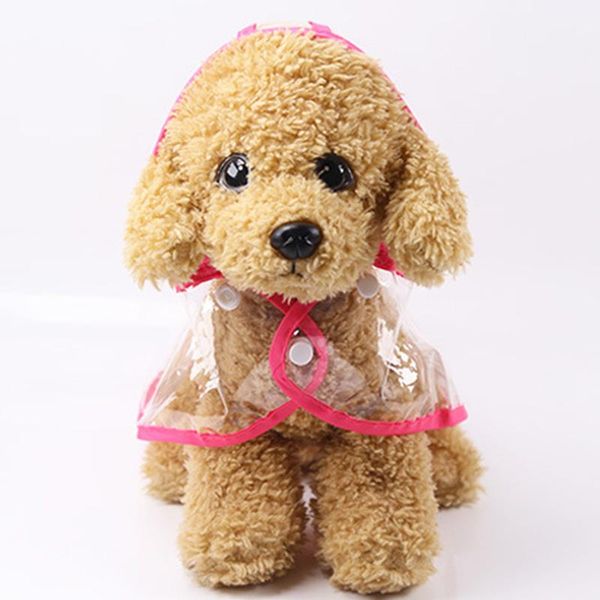 dog apparel transparent pet dogs raincoat pvc waterproof rain coat pets small raincoats light clothing with hood
dog apparel transparent pet dogs raincoat pvc waterproof rain coat pets small raincoats light clothing with hood
