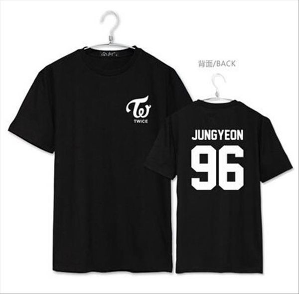 twice logo and member name women t shirt printing summer short sleeve o neck kpop momo tzuyu tees, White
twice logo and member name women t shirt printing summer short sleeve o neck kpop momo tzuyu tees, White