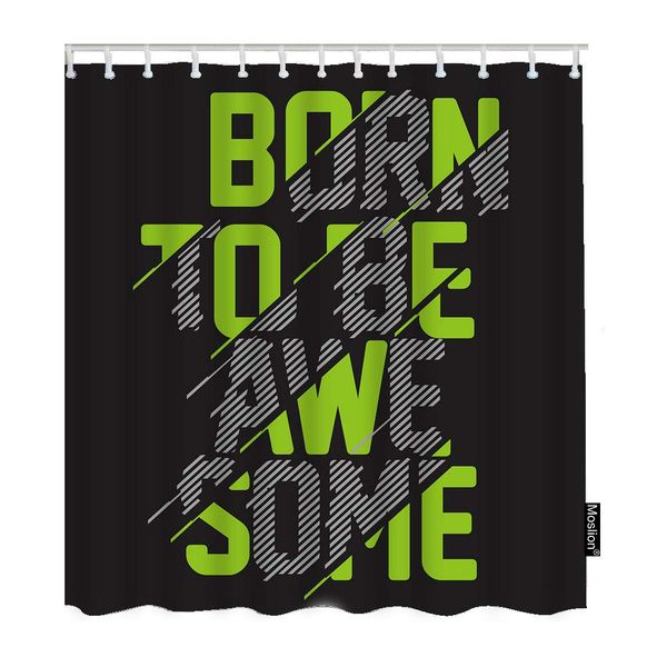 motivational quote shower curtain set born to be awesome word lines shower curtain set decorative waterproof polyester fabric
motivational quote shower curtain set born to be awesome word lines shower curtain set decorative waterproof polyester fabric