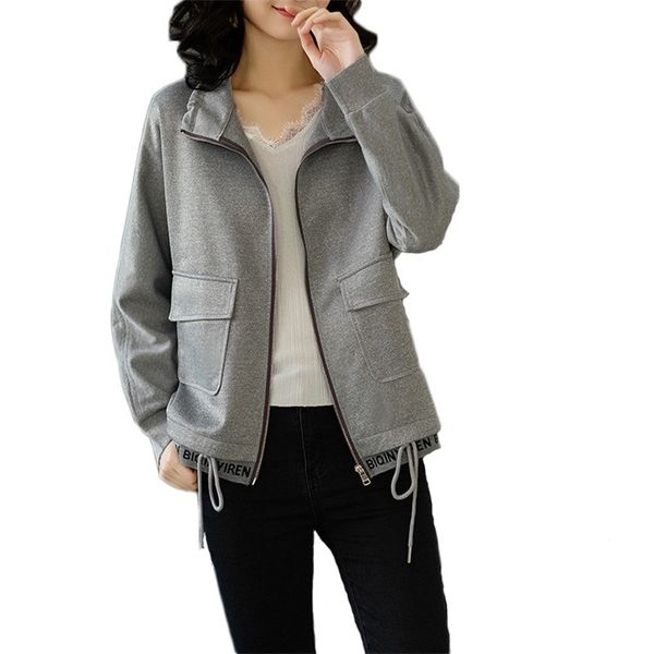casual jacket for women spring plus size slim mid-length loose fashion coat feminina lr1065 210531, Black;brown
casual jacket for women spring plus size slim mid-length loose fashion coat feminina lr1065 210531, Black;brown