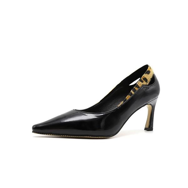 dress shoes the spring 2021 patent leopard print thin heel pointed fashion single shoe women comfortable simple low-pumps, Black
dress shoes the spring 2021 patent leopard print thin heel pointed fashion single shoe women comfortable simple low-pumps, Black