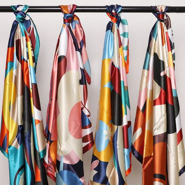 scarves scarf silk satin bandana fashionwomen summer square small bag wrap bohemian retro paisley ladies muslim kerchief, Blue;gray
scarves scarf silk satin bandana fashionwomen summer square small bag wrap bohemian retro paisley ladies muslim kerchief, Blue;gray