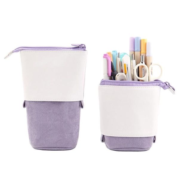 pencil bags creative case pu corduroy pen holder box stationery pouch bag with zipper colorful organizer makeup
pencil bags creative case pu corduroy pen holder box stationery pouch bag with zipper colorful organizer makeup