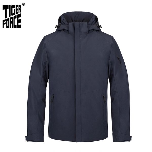 tiger force spring men's jacket quality casual outdoor warm male hooded coat business casual men clothing parka 50623 210916, Black
tiger force spring men's jacket quality casual outdoor warm male hooded coat business casual men clothing parka 50623 210916, Black