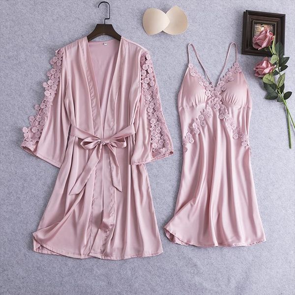 set 2pc nightshirts v neck womens sleepwears pajamas spring wear home suit negligee robe gown bathrobe silky nightdress homewear, Black;red
set 2pc nightshirts v neck womens sleepwears pajamas spring wear home suit negligee robe gown bathrobe silky nightdress homewear, Black;red