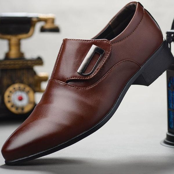 dress shoes spring autumn men formal wedding luxury business loafers pointy big size 38-48, Black
dress shoes spring autumn men formal wedding luxury business loafers pointy big size 38-48, Black